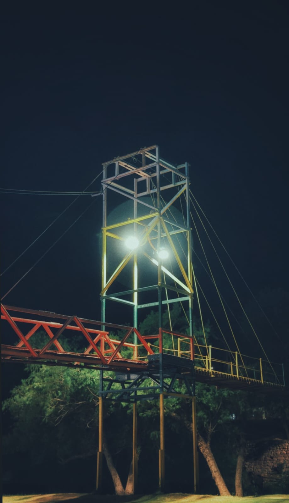 Noche en Parque de la Democracia